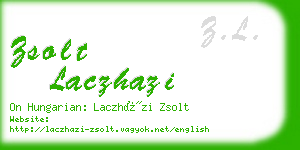 zsolt laczhazi business card